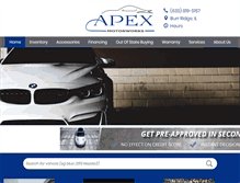 Tablet Screenshot of apexdrive.com